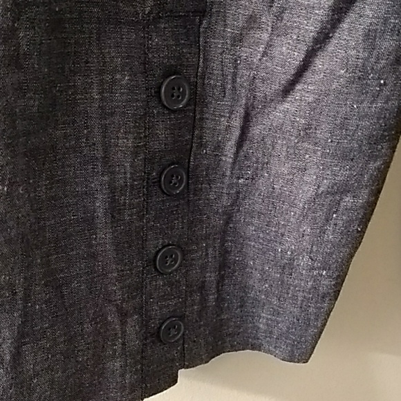 Blue linen pants - Picture 5 of 5